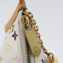 LOUIS VUITTON Monogram Multicolor Berlango Portemonnee Wit M58028 Auth BSZ417V-18