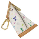 LOUIS VUITTON Monogram Multicolor Berlango Portemonnee Wit M58028 Auth BSZ417V-1