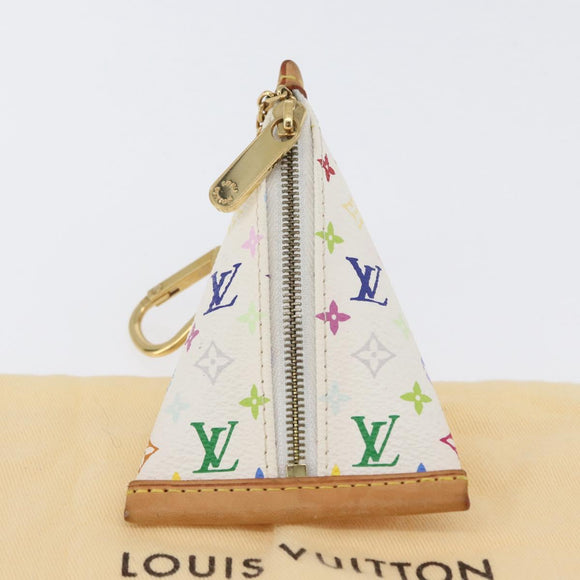LOUIS VUITTON Monogram Multicolor Berlango Portemonnee Wit M58028 Auth BSZ417V