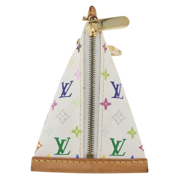 LOUIS VUITTON Monogram Multicolor Berlango Portemonnee Wit M58028 Auth BSZ417V