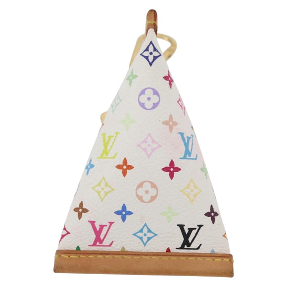 LOUIS VUITTON Monogram Multicolor Berlango Portemonnee Wit M58028 Auth BSZ417V