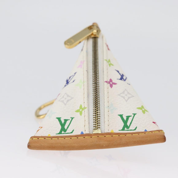 LOUIS VUITTON Monogram Multicolor Berlango Portemonnee Wit M58028 Auth BSZ417V