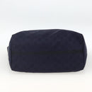 GUCCI GG Canvas Tote Bag Nylon Navy Gold 282439 Auth BSZ426-5