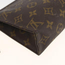 LOUIS VUITTON Monogram Poche Toilette 19 Pouch M47544 LV Auth BSZ430-16