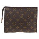 LOUIS VUITTON Monogram Poche Toilette 19 Pouch M47544 LV Auth BSZ430-2