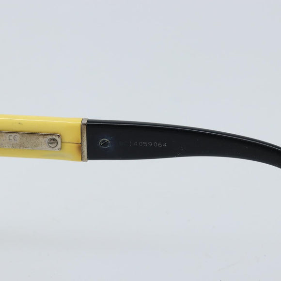 CHANEL Glasses plastic Black CC Auth BSZ433