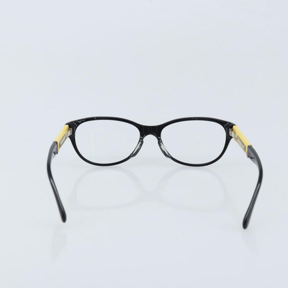 CHANEL Glasses plastic Black CC Auth BSZ433
