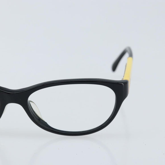 CHANEL Glasses plastic Black CC Auth BSZ433
