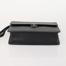 Ferragamo Cartier Gucci Dunhill Tasche PVC Leder 4er Set Schwarz Rot Auth BSZ436-12