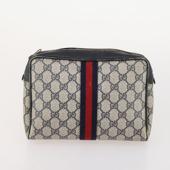 Ferragamo Cartier Gucci Dunhill Tasche PVC Leder 4er Set Schwarz Rot Auth BSZ436