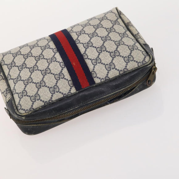 Ferragamo Cartier Gucci Dunhill Tasche PVC Leder 4er Set Schwarz Rot Auth BSZ436