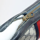 Ferragamo Cartier Gucci Dunhill Tasche PVC Leder 4er Set Schwarz Rot Auth BSZ436-19