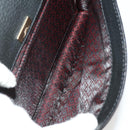 Ferragamo Cartier Gucci Dunhill Tasche PVC Leder 4er Set Schwarz Rot Auth BSZ436-7