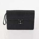 Ferragamo Cartier Gucci Dunhill Tasche PVC Leder 4er Set Schwarz Rot Auth BSZ436-8