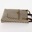 GUCCI GG Plus Supreme Web Sherry Line Tote Bag PVC 3 Set Beige Red Auth BSZ437-12