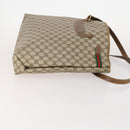GUCCI GG Plus Supreme Web Sherry Line Tote Bag PVC 3 Set Beige Red Auth BSZ437-4