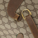 GUCCI GG Plus Supreme Web Sherry Line Tote Bag PVC 3 Set Beige Red Auth BSZ437-7