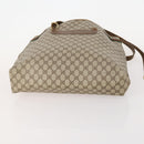 GUCCI GG Plus Supreme Web Sherry Line Tote Bag PVC 3 Set Beige Red Auth BSZ437-8