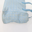 CHANEL New Travel line Tote Bag Nylon 4 Set Black Gray Light blue CC Auth BSZ442-10