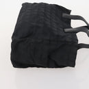 CHANEL New Travel line Tote Bag Nylon 4 Set Black Gray Light blue CC Auth BSZ442-16