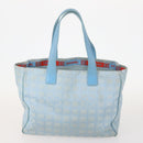 CHANEL New Travel line Tote Bag Nylon 4 Set Black Gray Light blue CC Auth BSZ442-8