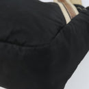 PRADA Hand Bag Nylon Black Silver Auth BSZ447-9
