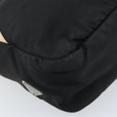 PRADA Hand Bag Nylon Black Silver Auth BSZ447-14