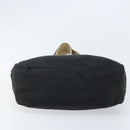 PRADA Hand Bag Nylon Black Silver Auth BSZ447-5