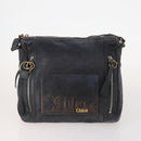 Fendi Chloe Pecan Canvas Hand Bag Leather 4 Set Black Brown Auth BSZ448-2