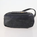 Fendi Chloe Pecan Canvas Hand Bag Leather 4 Set Black Brown Auth BSZ448-6