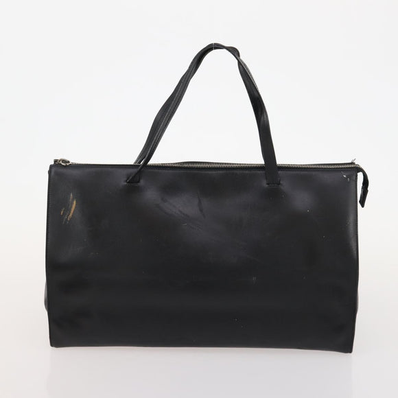 Fendi Chloe Pecan Canvas Hand Bag Leather 4 Set Black Brown Auth BSZ448