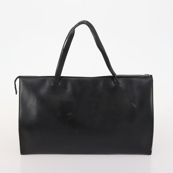 Fendi Chloe Pecan Canvas Hand Bag Leather 4 Set Black Brown Auth BSZ448