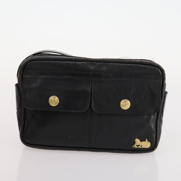Burberrys Cartier Celine Macadam Nova Check Bag Leather 4 Set Black Auth BSZ449