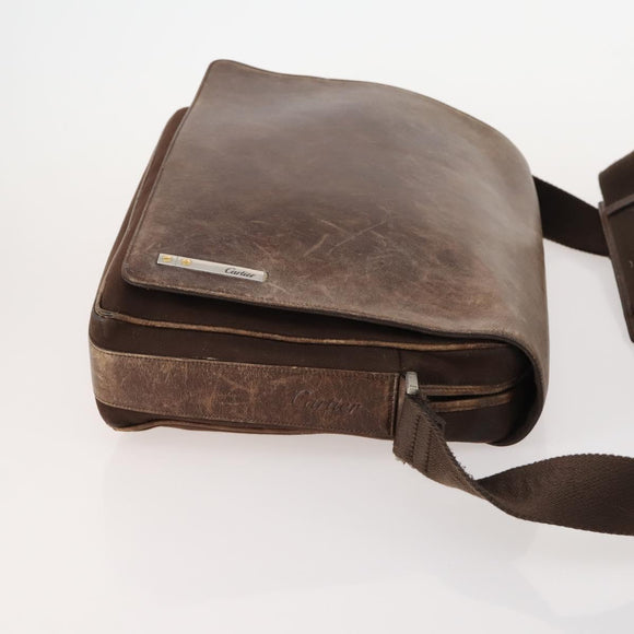 Burberrys Cartier Celine Macadam Nova Check Bag Leather 4 Set Black Auth BSZ449