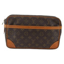 LOUIS VUITTON Monogram Compiegne 28 Clutch Bag M51845 LV Auth BSZ477-13