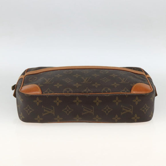 LOUIS VUITTON Monogram Compiegne 28 Clutch Bag M51845 LV Auth BSZ477