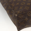 LOUIS VUITTON Monogram Sac Plat Handtasche M51140 LV Auth BSZ481-17