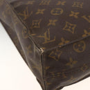 LOUIS VUITTON Monogram Sac Plat Handtasche M51140 LV Auth BSZ481-19