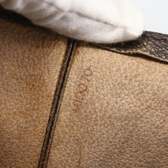 LOUIS VUITTON Monogram Sac Plat Handtasche M51140 LV Auth BSZ481