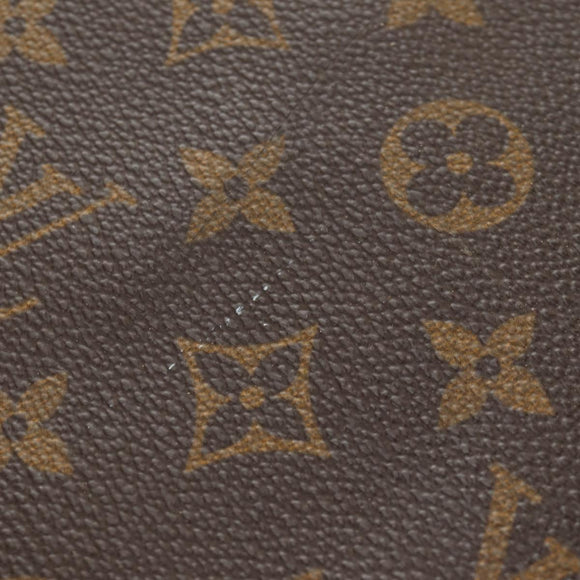 LOUIS VUITTON Monogram Sac Plat Handtasche M51140 LV Auth BSZ481