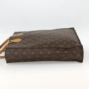 LOUIS VUITTON Monogram Sac Plat Handtasche M51140 LV Auth BSZ481-3