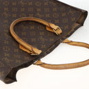 LOUIS VUITTON Monogram Sac Plat Handtasche M51140 LV Auth BSZ481-6