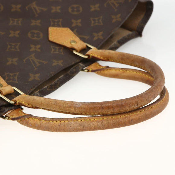LOUIS VUITTON Monogram Sac Plat Handtasche M51140 LV Auth BSZ481