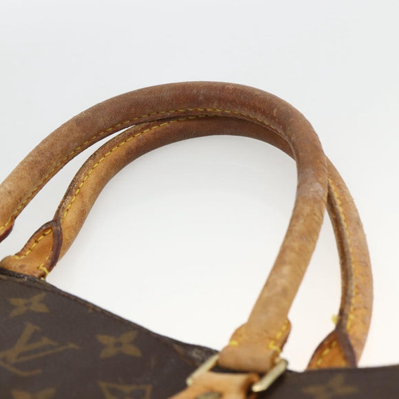 LOUIS VUITTON Monogram Sac Plat Handtasche M51140 LV Auth BSZ481