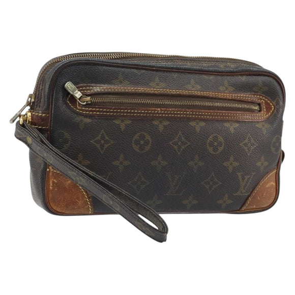 LOUIS VUITTON Monogram Marly Dragonne GM Clutch Bag M51825 LV Auth BSZ486