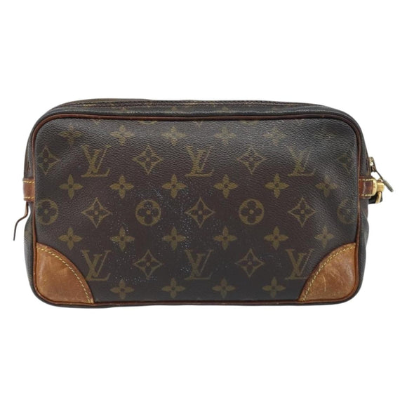 LOUIS VUITTON Monogram Marly Dragonne GM Clutch Bag M51825 LV Auth BSZ486