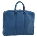 LOUIS VUITTON Epi Porte Documents Voyage Business Bag Blue M41144 LV Auth BSZ487-1
