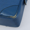 LOUIS VUITTON Epi Porte Documents Voyage Business Bag Blue M41144 LV Auth BSZ487-17