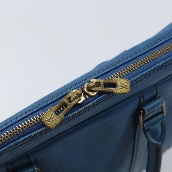 LOUIS VUITTON Epi Porte Documents Voyage Business Bag Blue M41144 LV Auth BSZ487