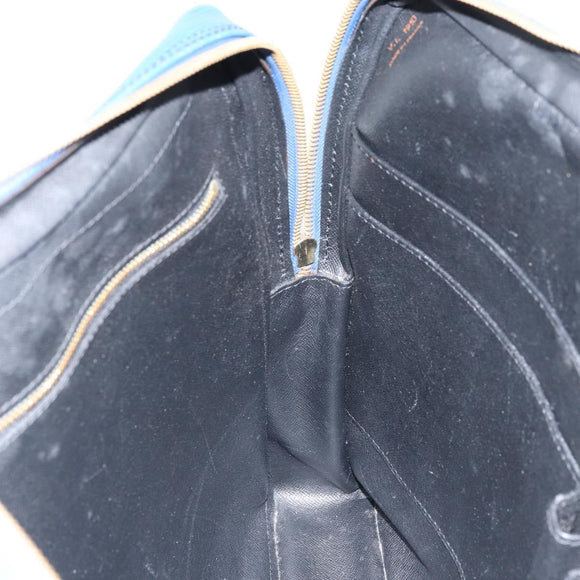 LOUIS VUITTON Epi Porte Documents Voyage Business Bag Blue M41144 LV Auth BSZ487